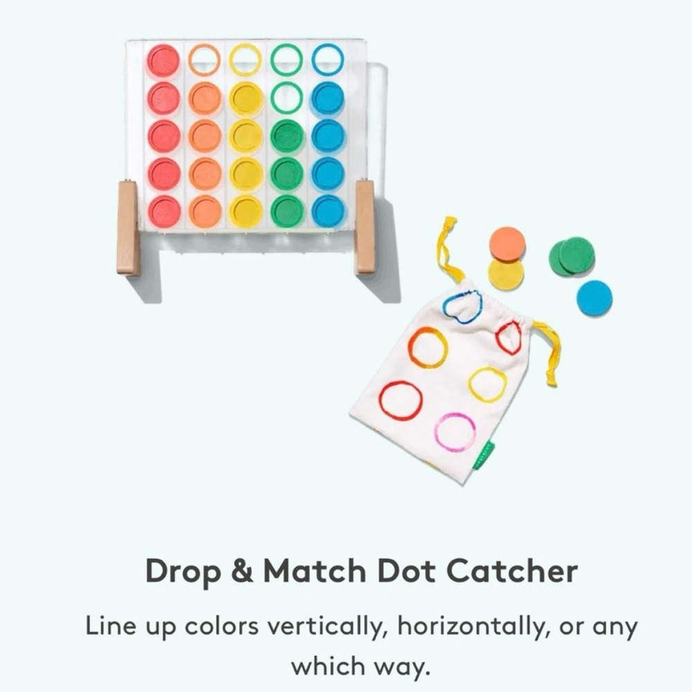Lovevery Drop and Match Dot Catcher Learning Toy